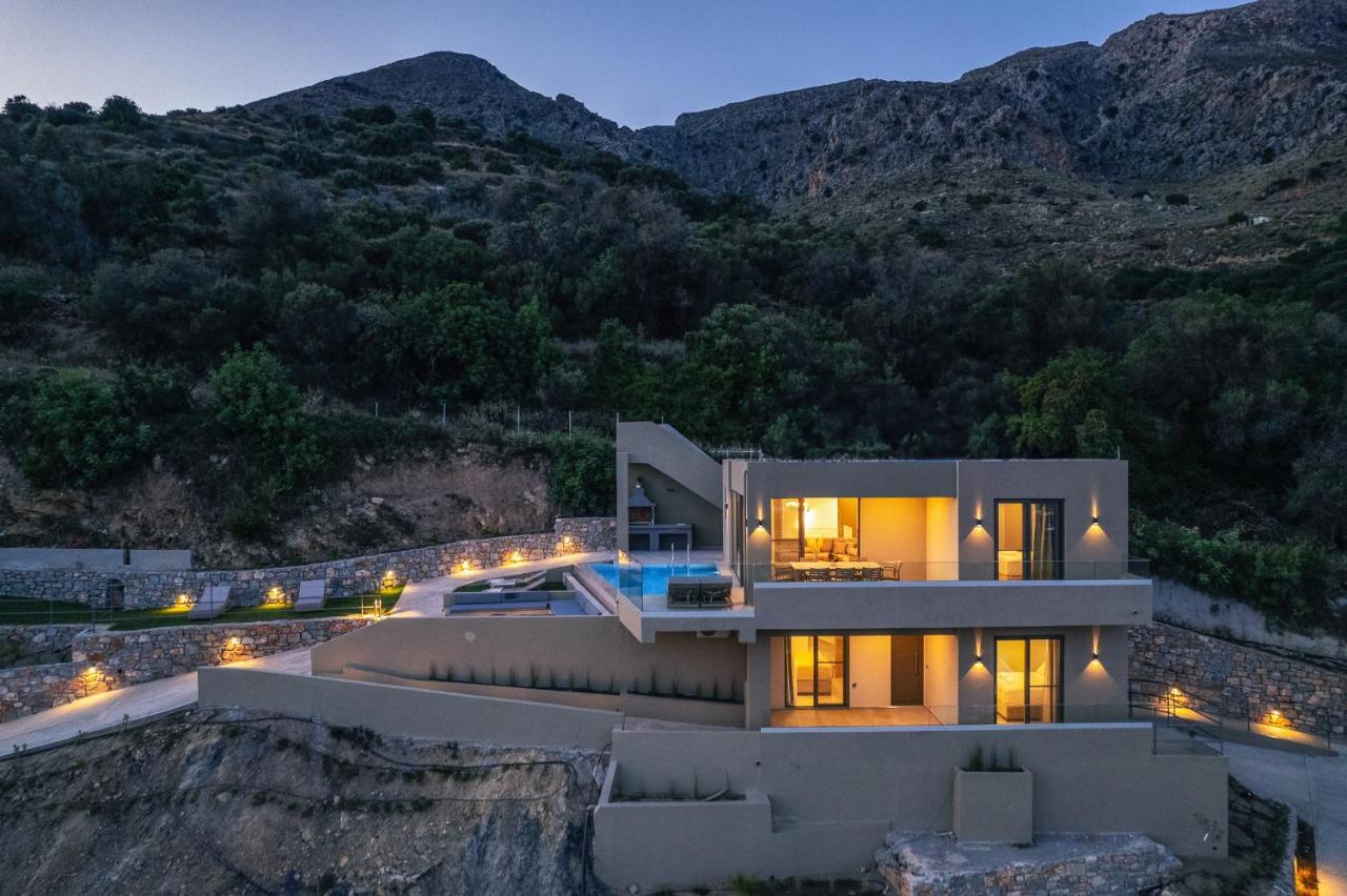 Epsilon Villa, Private Swimming Pool Garden, Panoramic Sunset * Rethymno (Crete)