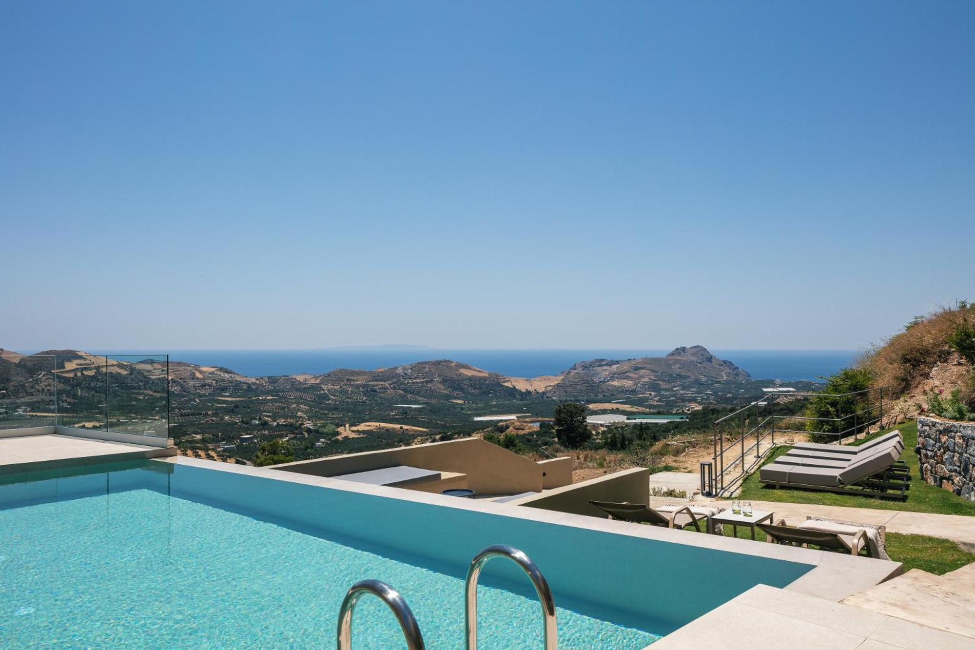 Epsilon Villa, Private Swimming Pool Garden, Panoramic Sunset Villa